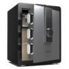 8-inch digital home safe with electronic lock and solid steel body