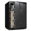 A 24" Black color home safe with electoric locking made in China